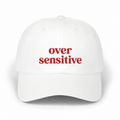 Over Sensitive White Dad Cap
