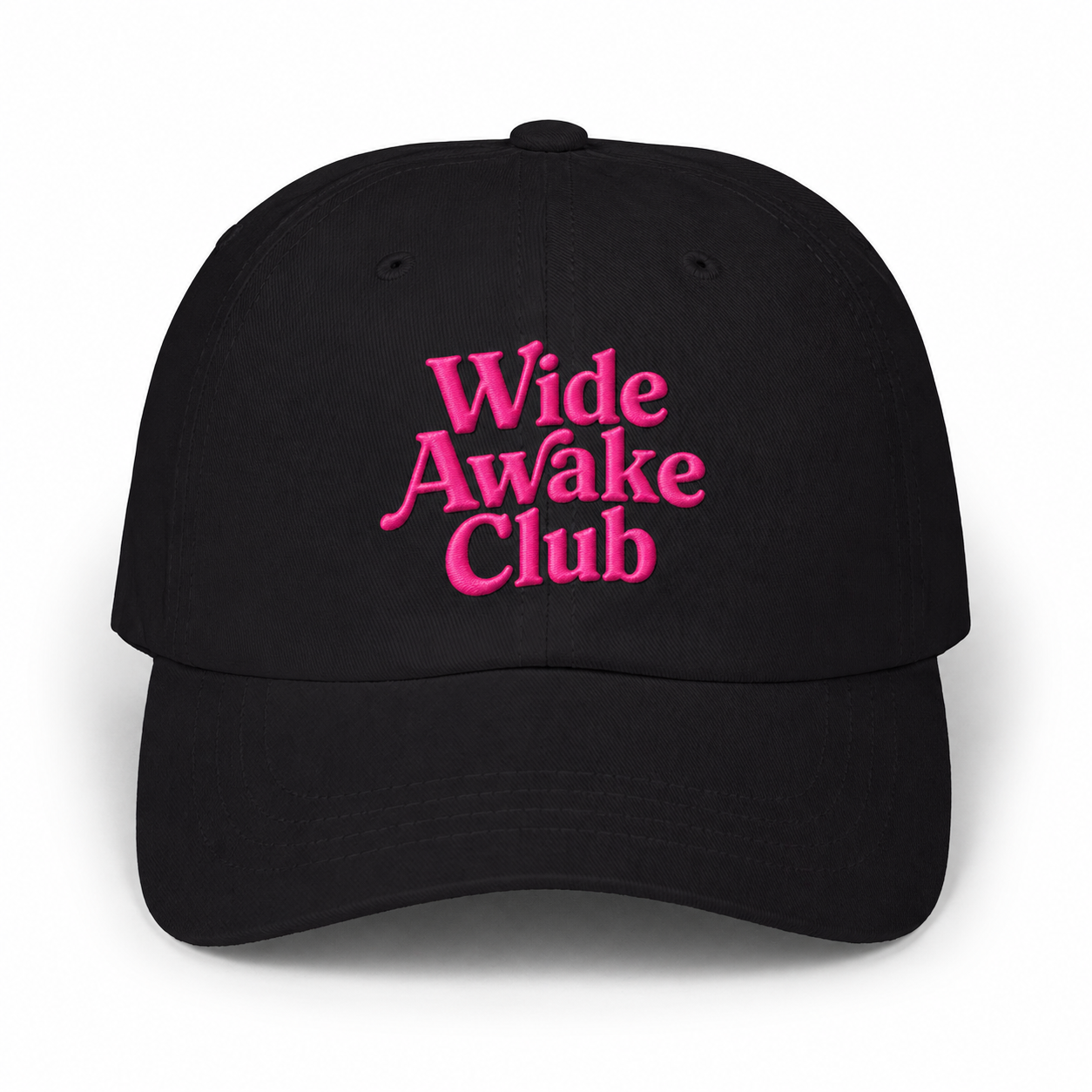 Wide Awake Club Black Classic Dad Cap