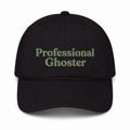 Professional Ghoster Black Dad Cap