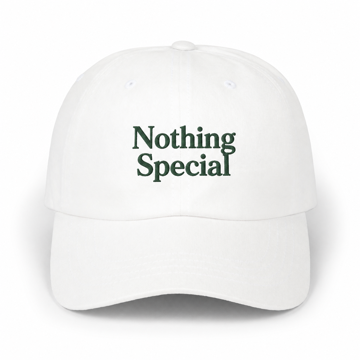 Nothing Special White Classic Dad Cap