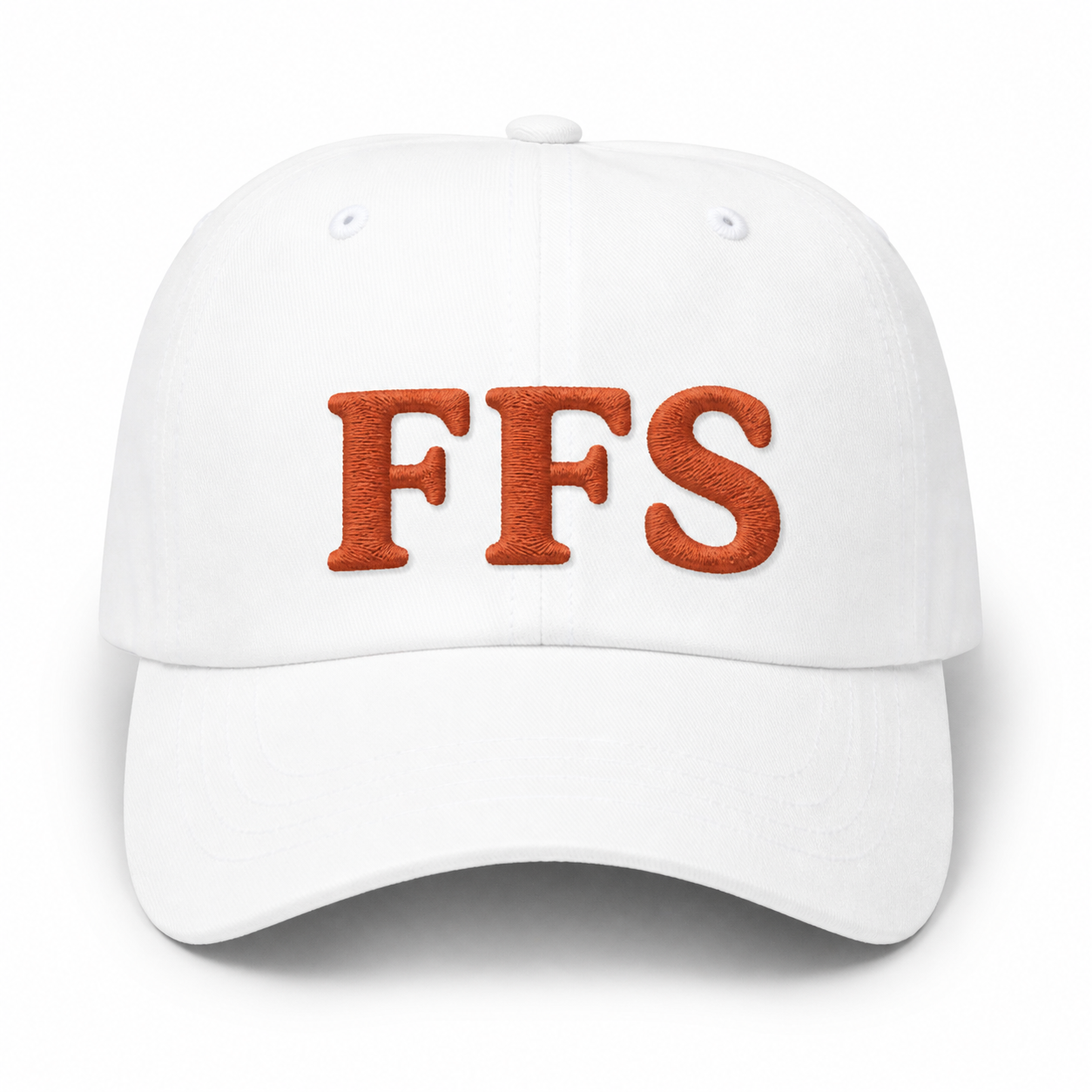 FFS White Dad Cap