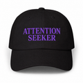 Attention Seeker Black Classic Dad Cap