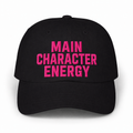 Main Character Energy Black Classic Dad Cap