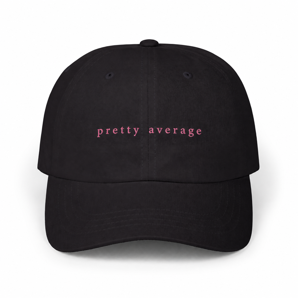 Pretty Average Black Classic Dad Cap