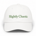 Slightly Chaotic White Dad Cap